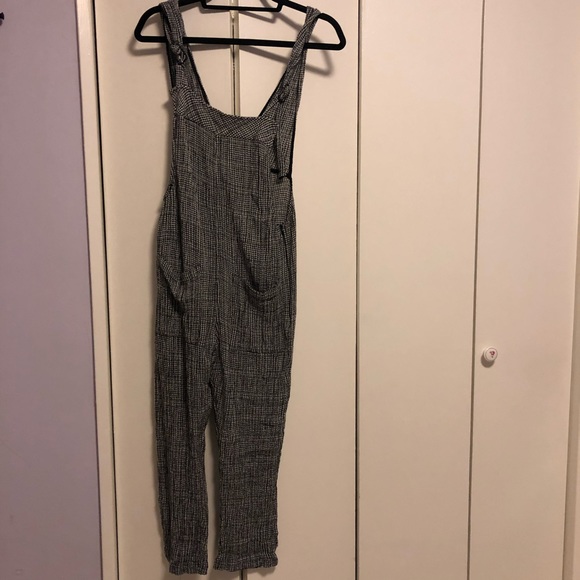 Mango Pants - Checkered & Striped Overalls